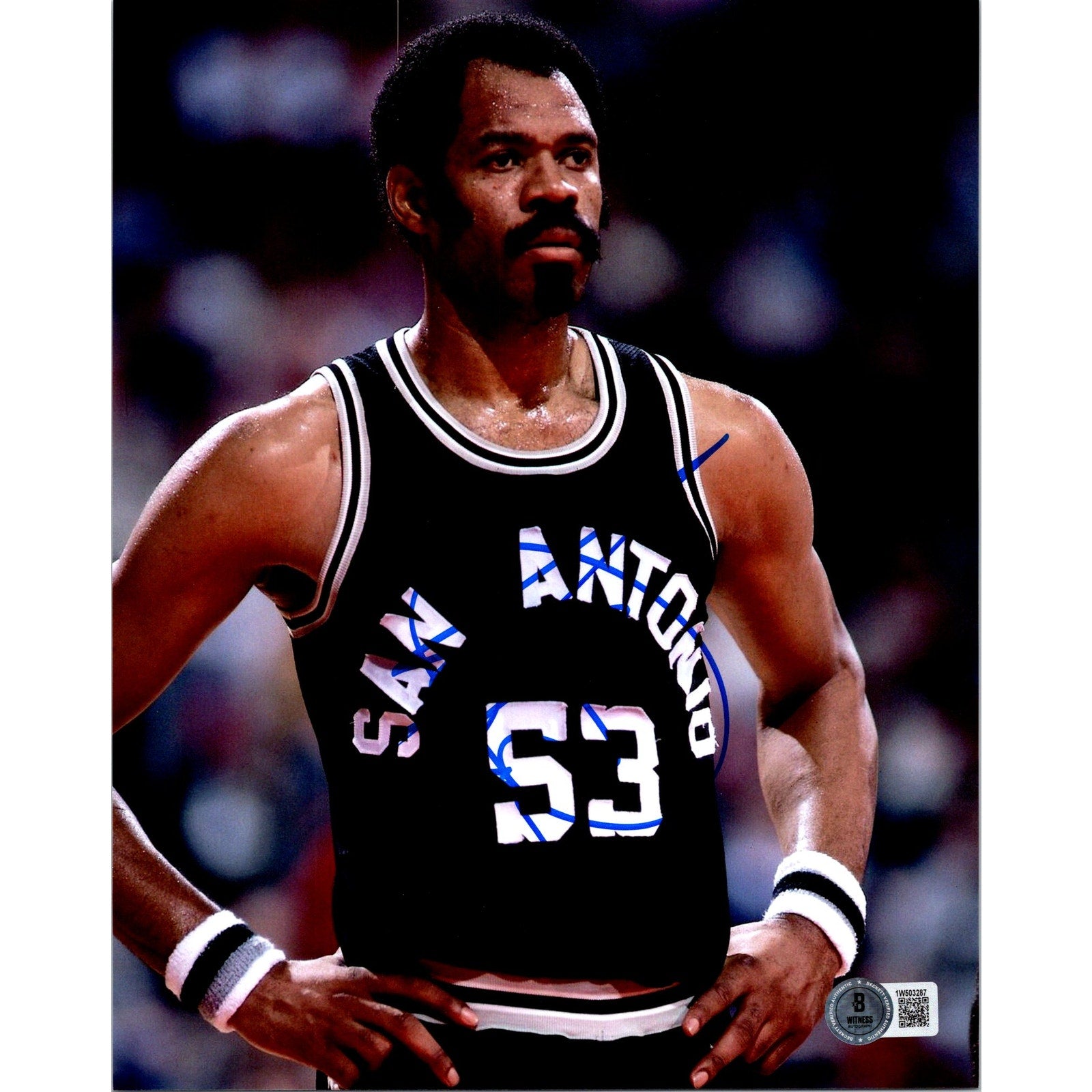 Artis Gilmore hand signed San Antonio Spurs basketball cheapest