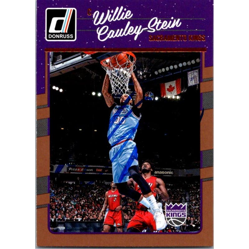 Willie Cauley-Stein Signed Panini Donruss #56 2016-17 Card Sacramento Kings NBA