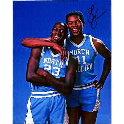 Sam Perkins Signed 8x10 Photo UNC Tar Heels - NCAA NBA Autographed