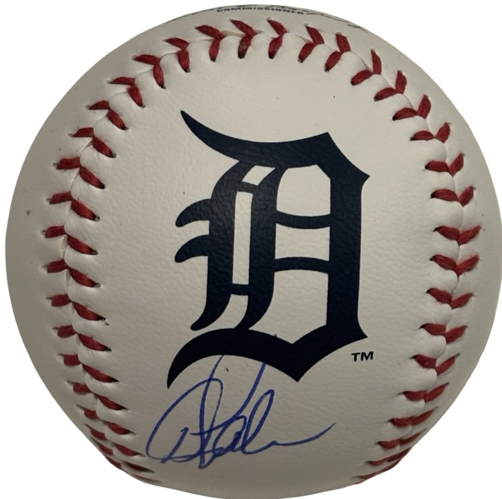 Dean Palmer Signed Rawlings Logo Baseball Autographed MLB Detroit Tigers