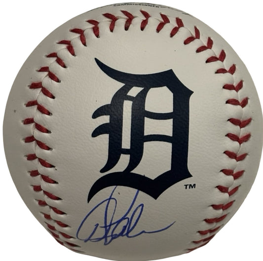 Dean Palmer Signed Rawlings Logo Baseball Autographed MLB Detroit Tigers