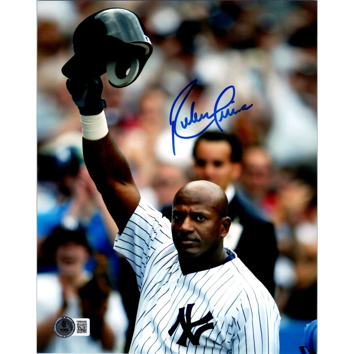 Ruben Sierra Hand Signed 8x10 Photo Picture New York Yankees BECKETT Auto MLB