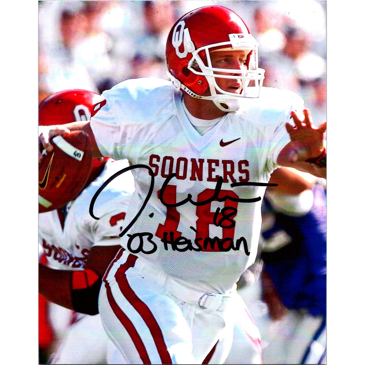 Jason White Signed 8x10 Photo Oklahoma Sooners (Heisman) COA NFL