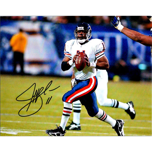 Jeff Blake Signed 8x10 Photo Chicago Bears Football Autographed COA NFL