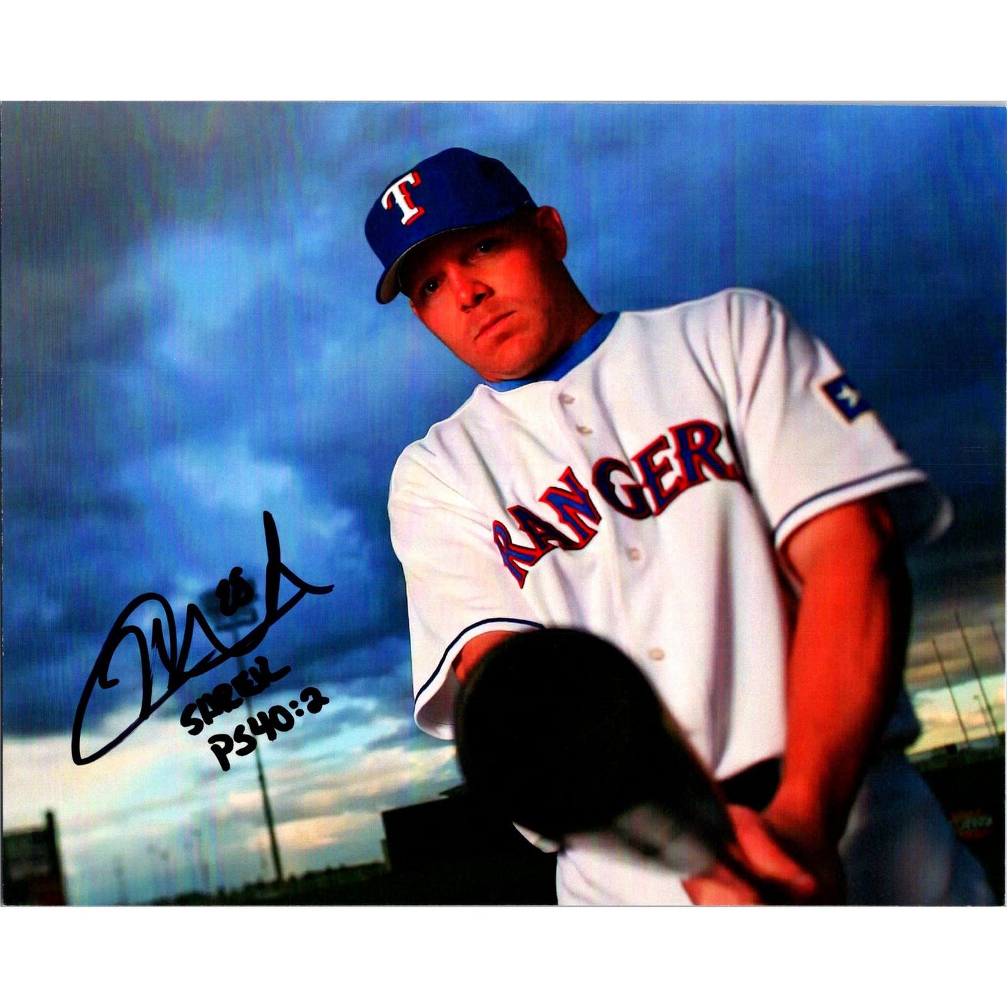 Kevin Mench Hand Signed 8x10 Photo Picture Texas Rangers MLB