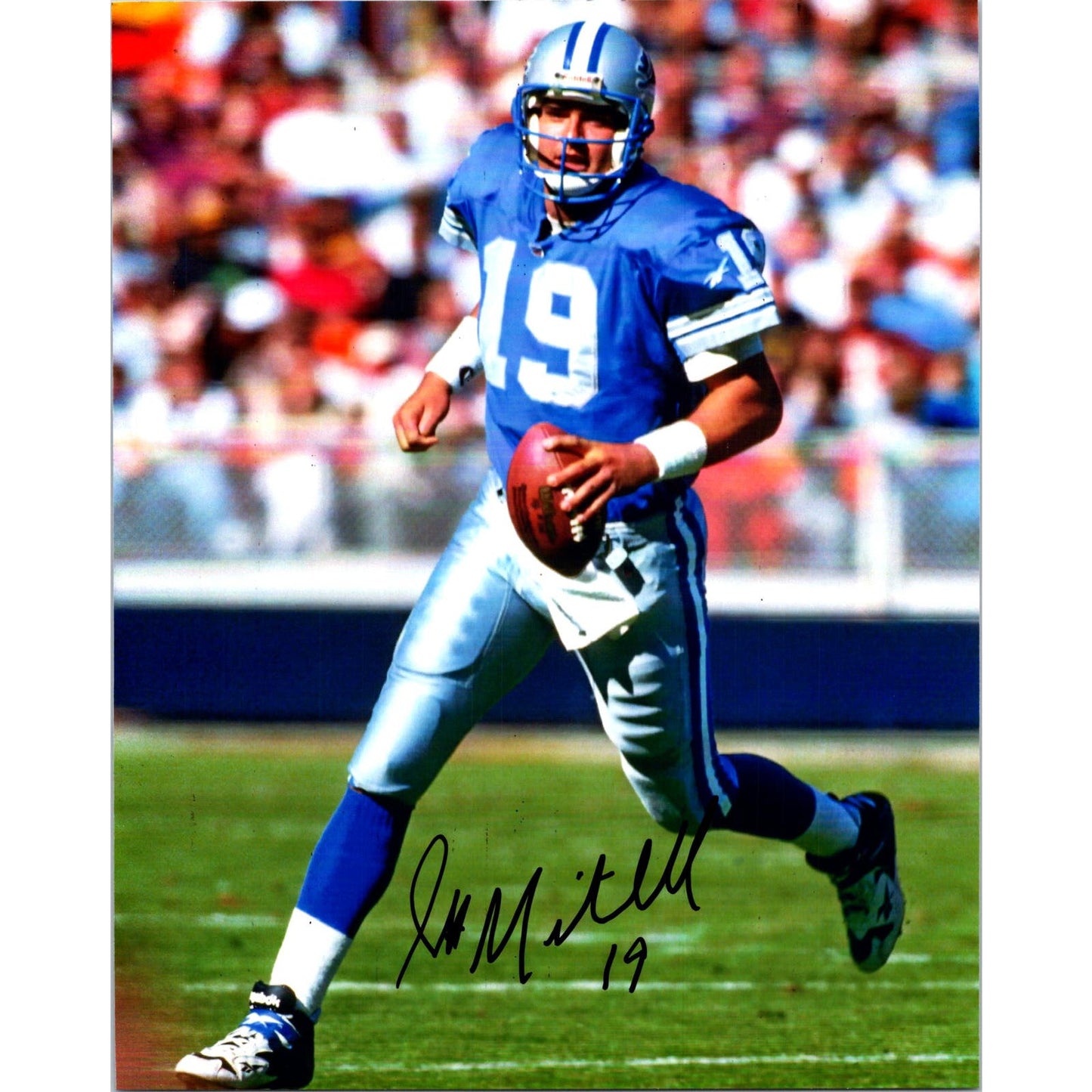 Scott Mitchell Signed 8x10 Photo Detroit Lions Football COA NFL Autographed