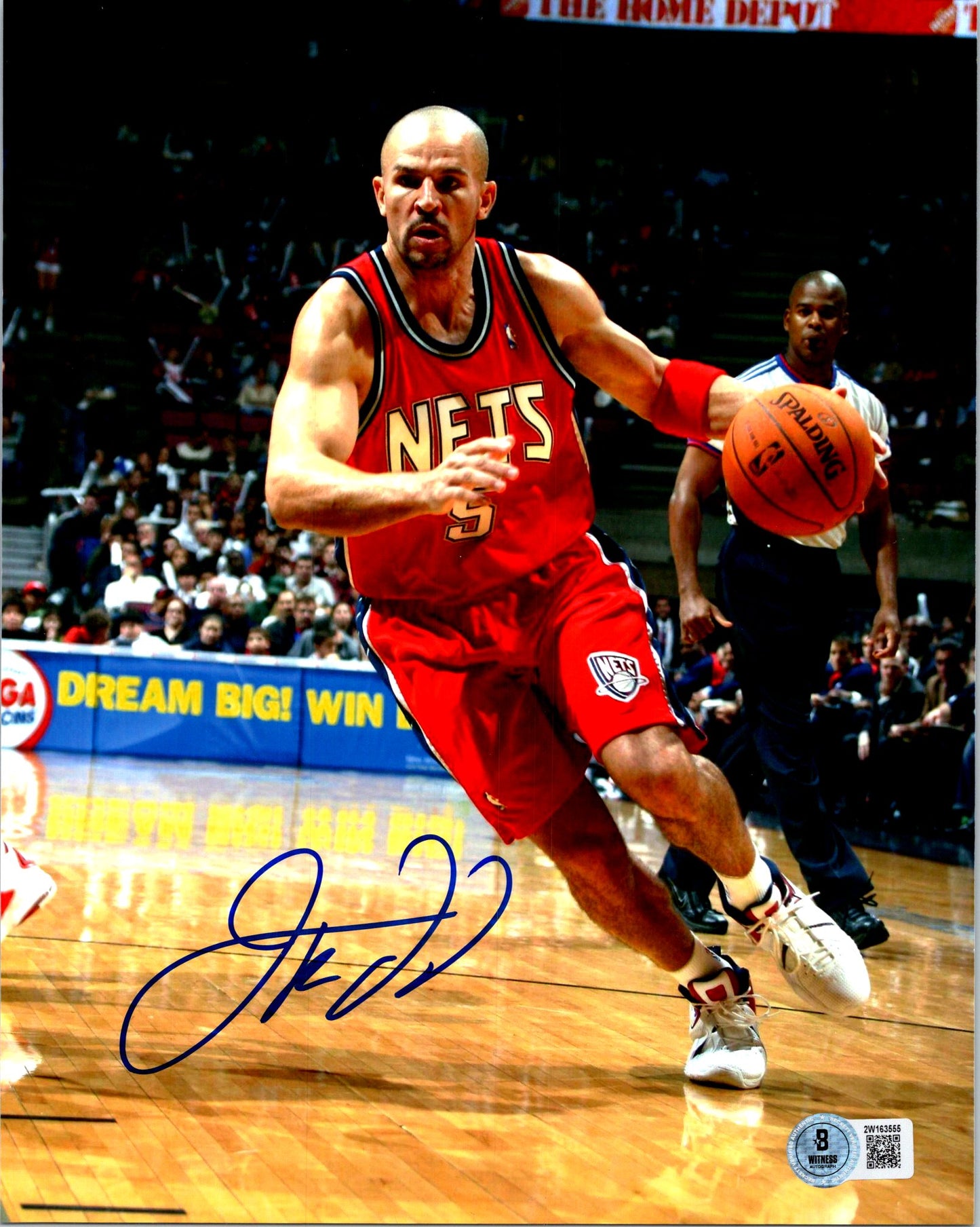 Jason Kidd Hand Signed 8x10 Photo New Jersey Nets NBA - JSA