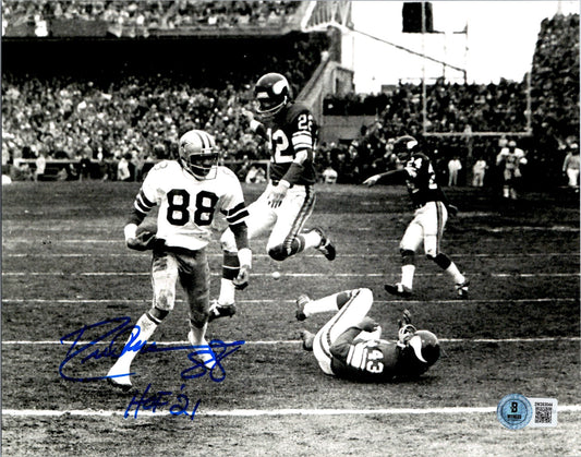 Drew Pearson Signed 8x10 Photo Dallas Cowboys BECKETT COA NFL Autographed (b)