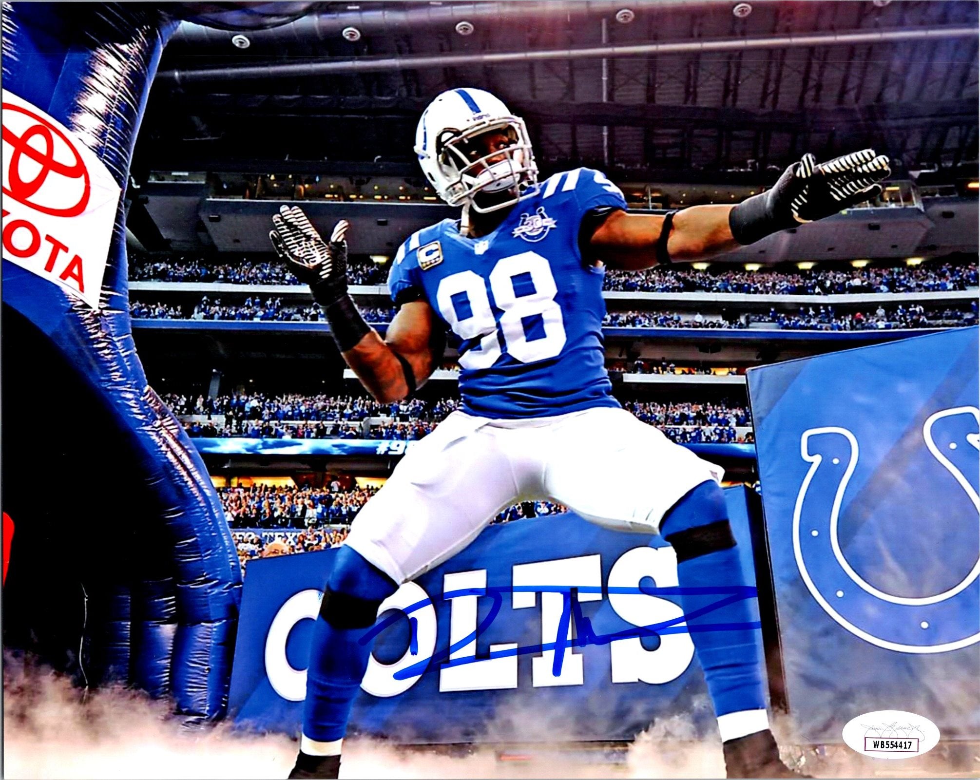 Robert newest Mathis Indianapolis Colts autogra