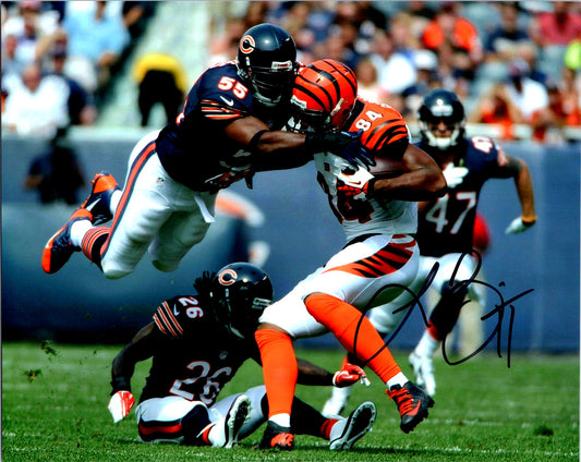 Lance Briggs Signed 8x10 Photo Chicago Bears Football Autographed COA NFL b