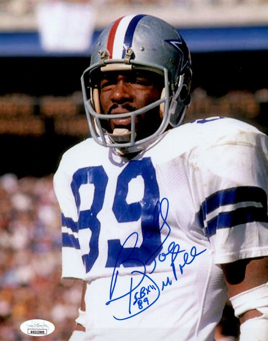 Billy Joe DuPree Signed 8x10 Photo Dallas Cowboys JSA COA NFL Autograph