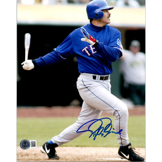 Rafael Palmeiro Hand Signed 8x10 Photo Picture Texas Rangers BECKETT Auto MLB