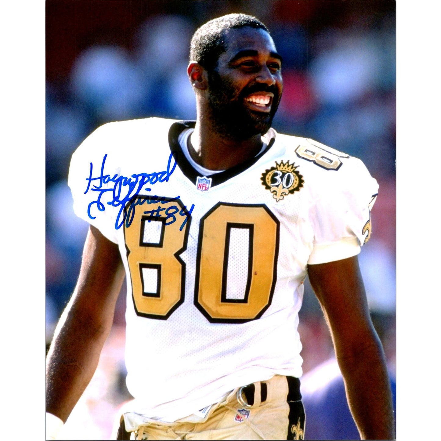 Haywood Jeffires Signed 8x10 Photo Houston Oilers New Orleans Saints NFL