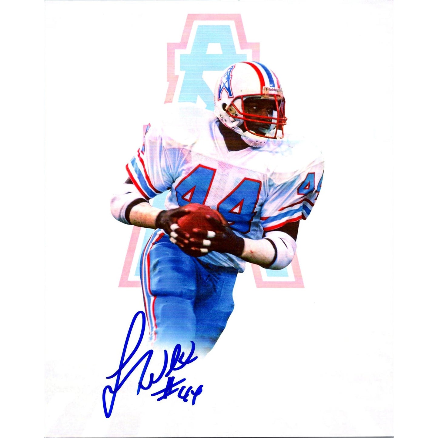 Lorenzo White Signed 8x10 Photo Houston Oilers NFL - Autographed