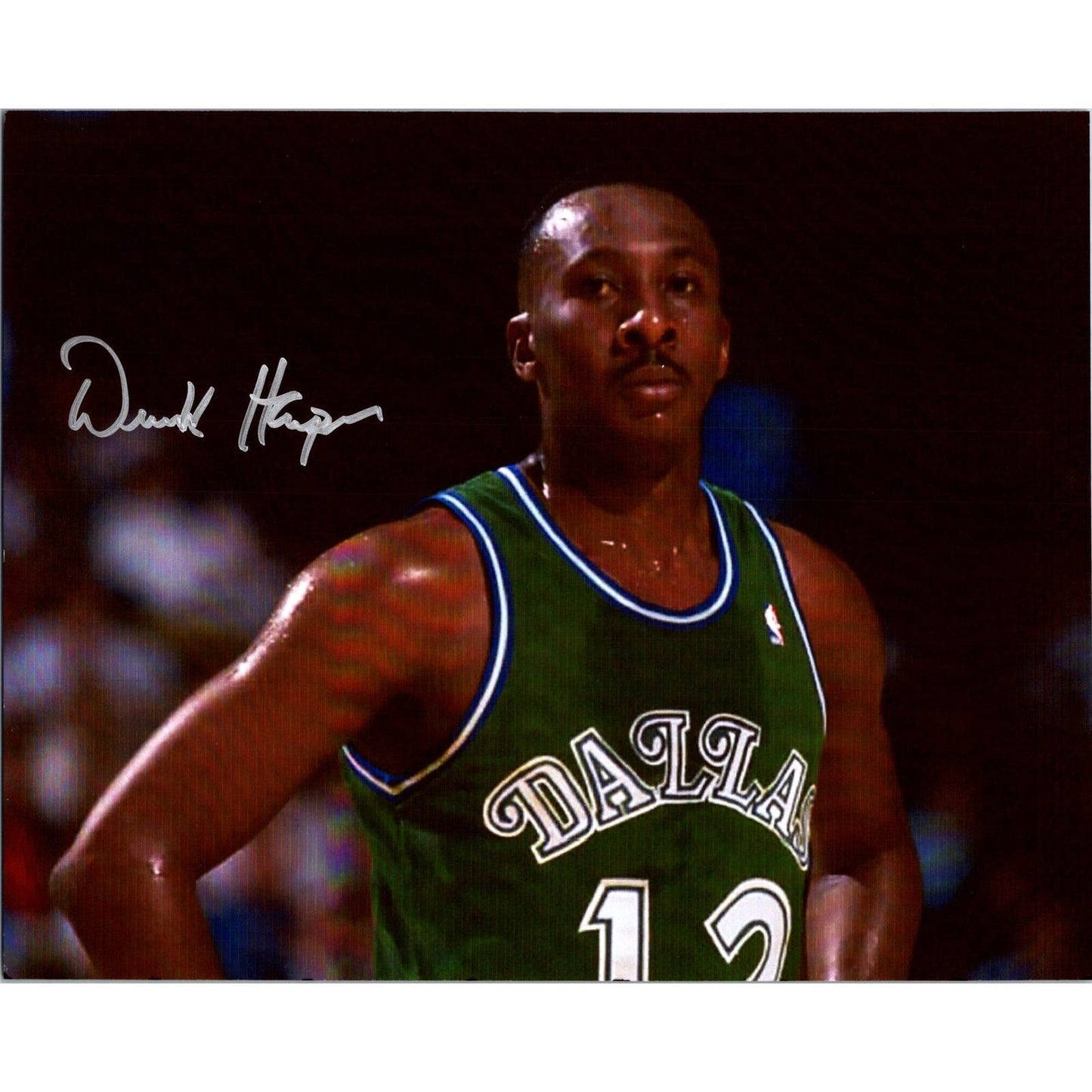 Derek Harper Hand Signed 8x10 Photo Dallas Mavericks NBA Mavs Autographed