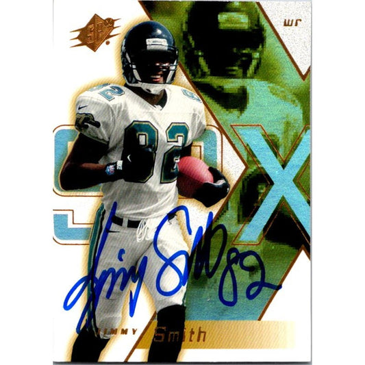 Jimmy Smith Signed 2000 UD SPX Card #39 Jacksonville Jaguars NFL