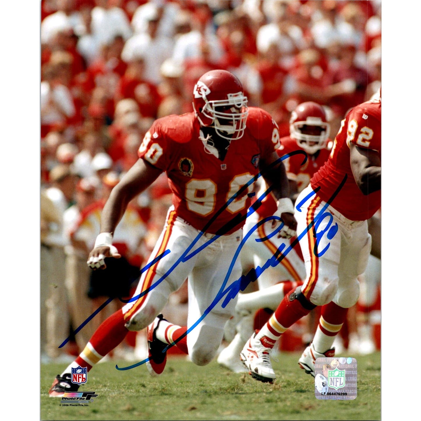 Neil Smith Signed 8x10 Photo - Kansas City Chiefs NFL Auto